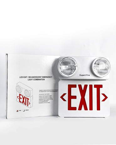 Emergency Exit Light With Double Beam